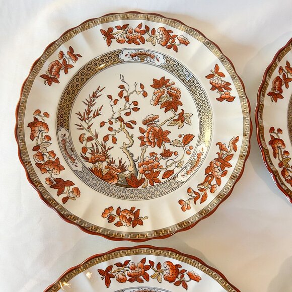 Copeland India Tree Vintage 7 3/4" Bread/Salad Plates, Set of 6 - Picture 2 of 12